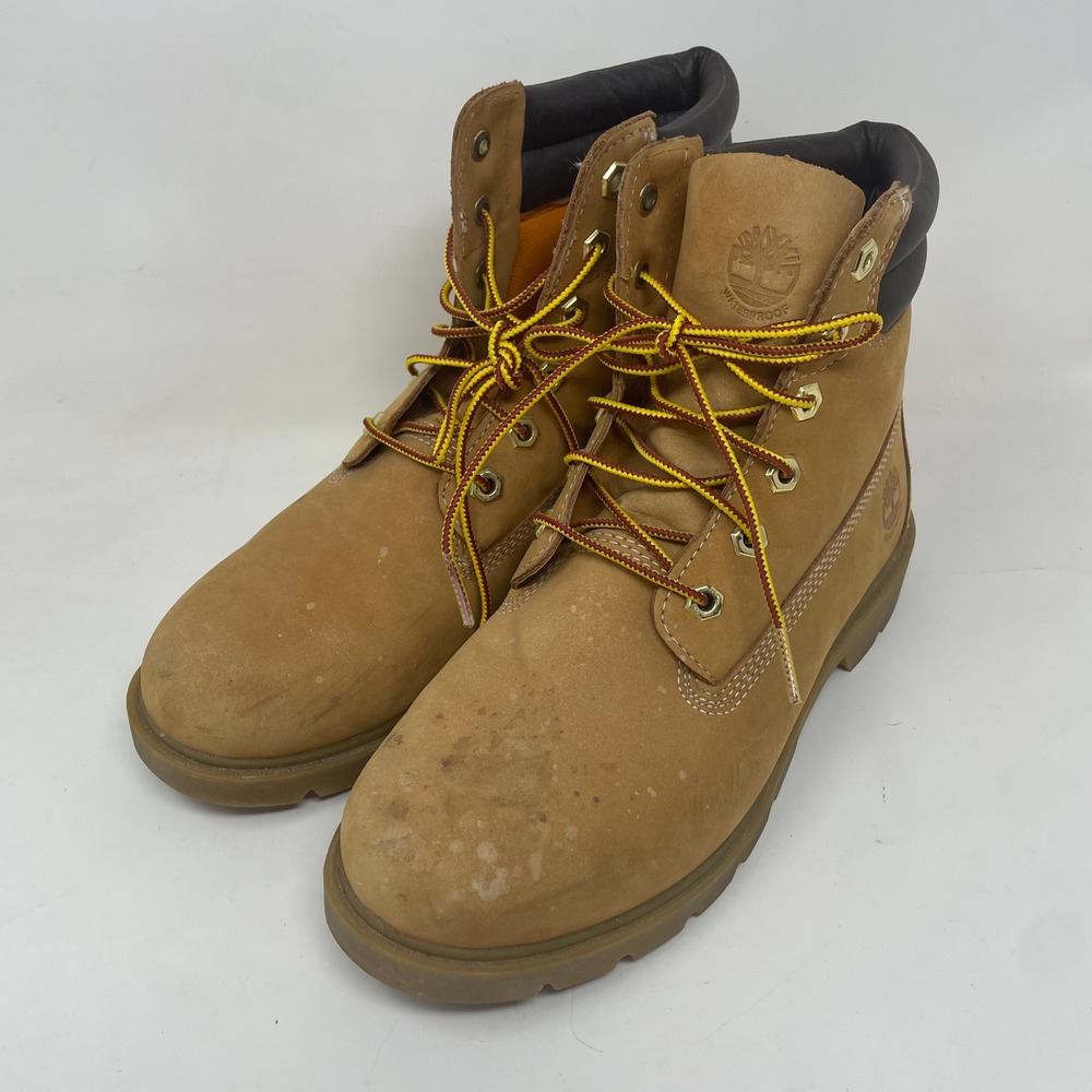 Timberland 6 Inch Premium Waterproof Boots Wheat Nubuck Leather Womens 10361
